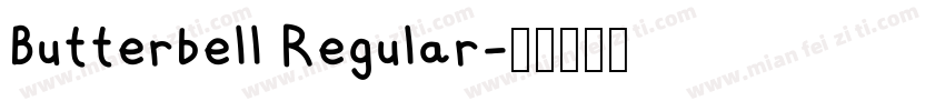 Butterbell Regular字体转换